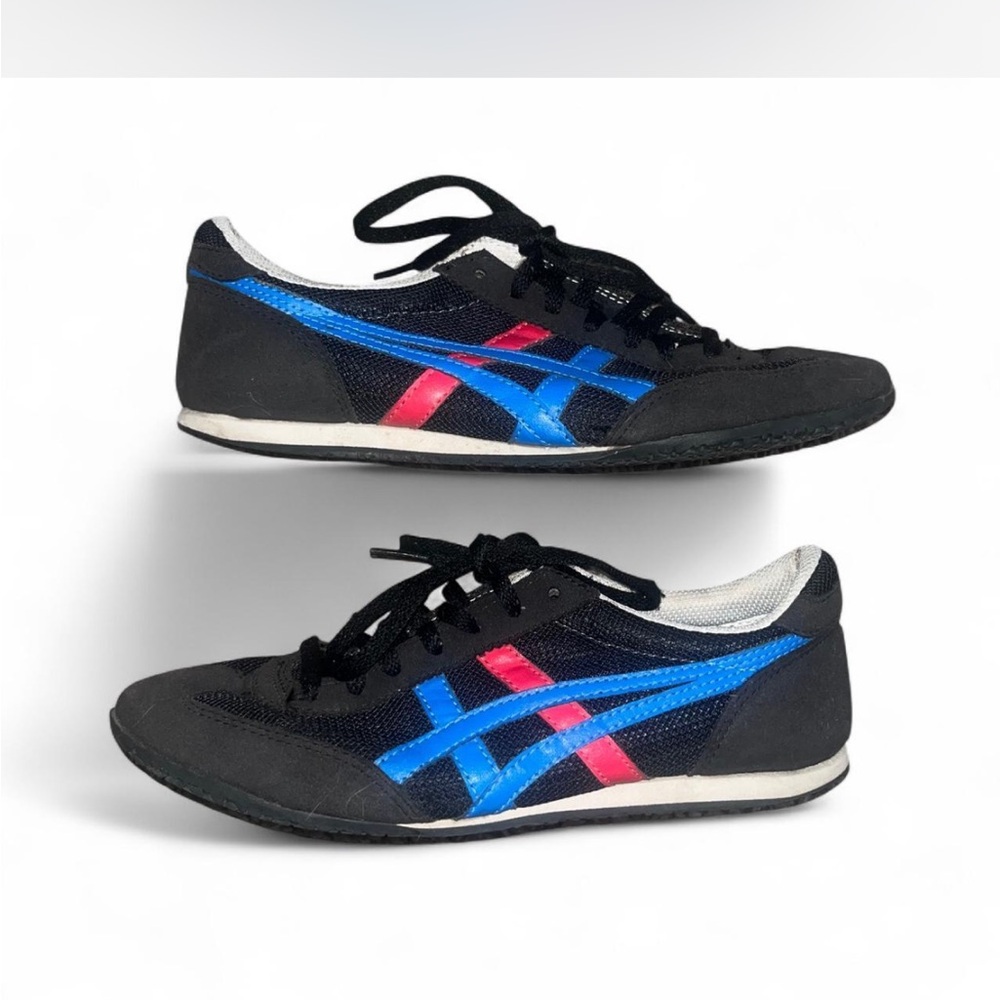 Onitsuka Tiger by Asics Black and Blue Women's Shoes